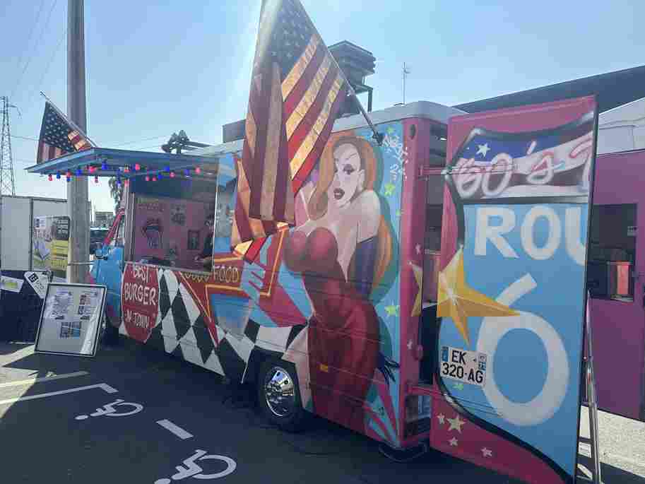 Food truck burger et hot-dog pour fête privée à Montabon