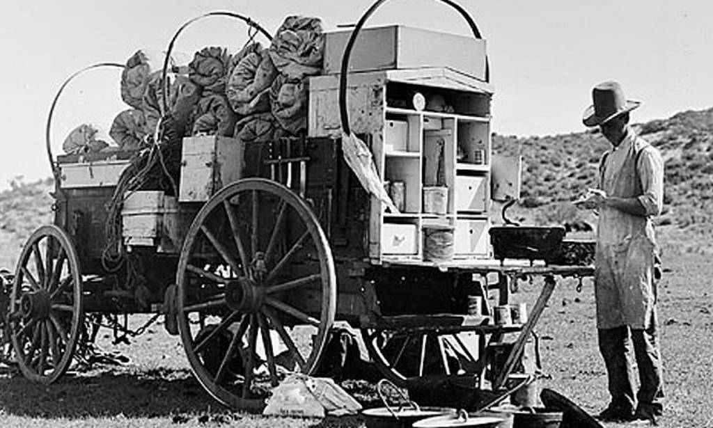 Chariot alimentaire des années 1800